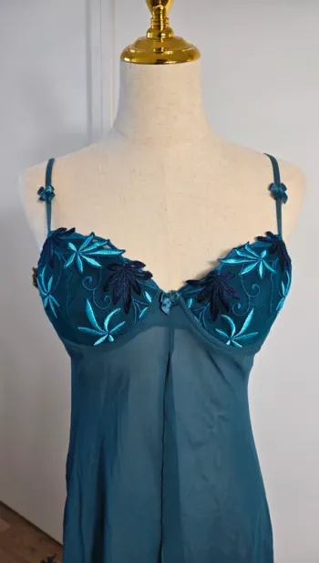 Nuisette Darjeeling vert foncé&bleu taille 40