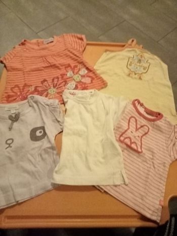 Lot de 5 tee shirt fille