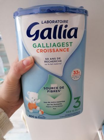 Boîte de lait gallia gest croissance 3