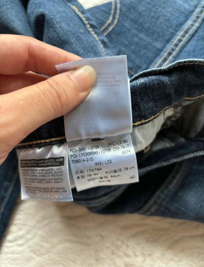 Jean Levi’s 511 bleu foncé slim fit homme taille W31 40/42 M/L L32 - photo numéro 9