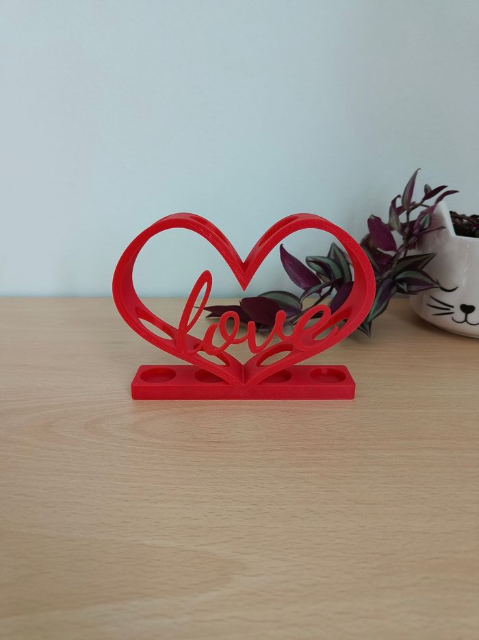 Support à parfum pour adopt 30ml en coeur - photo numéro 2