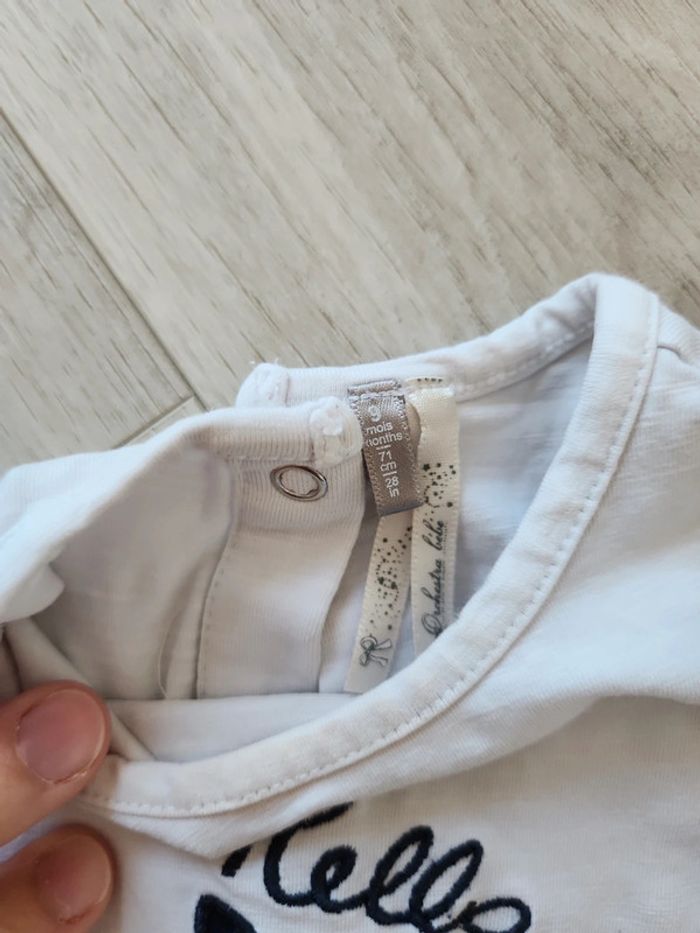 Tshirt manches longues blanc - photo numéro 2