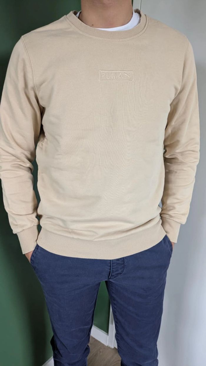 Sweat Puma beige / S