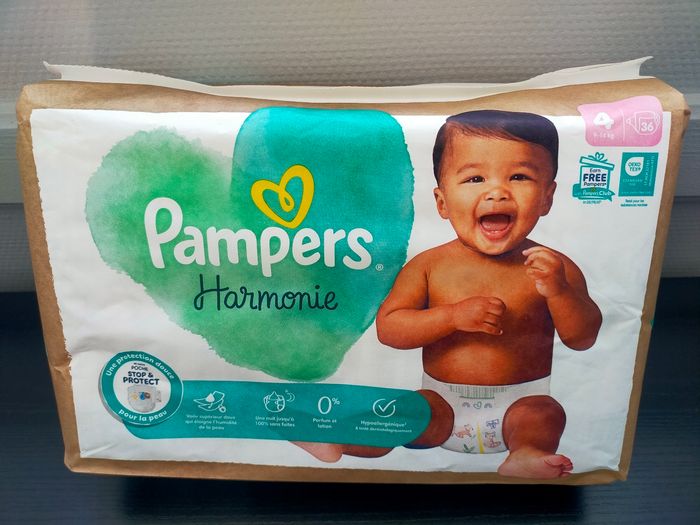 Couches Pampers Harmonie taille 4
