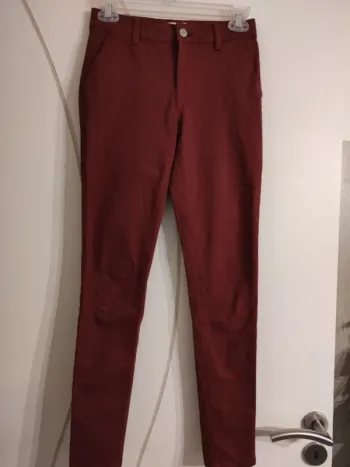 Pantalon Chino bordeaux tarranova T36