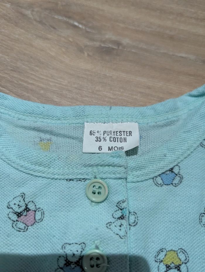 Joli tee-shirt ourson vintage 18 mois - photo numéro 2