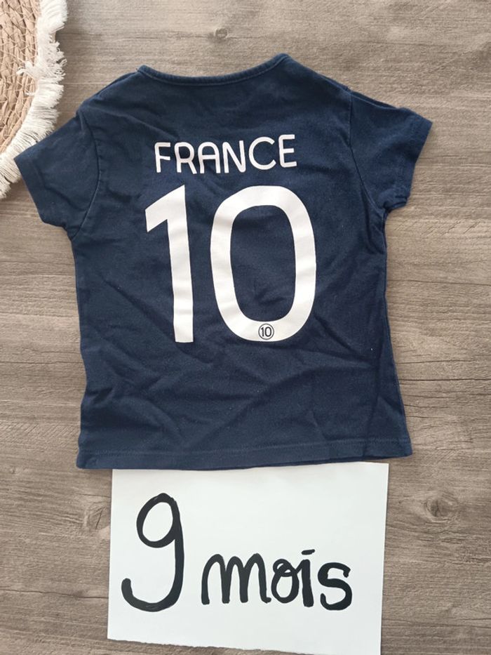 🌞 t-shirt France Kiabi 9 mois - photo numéro 3