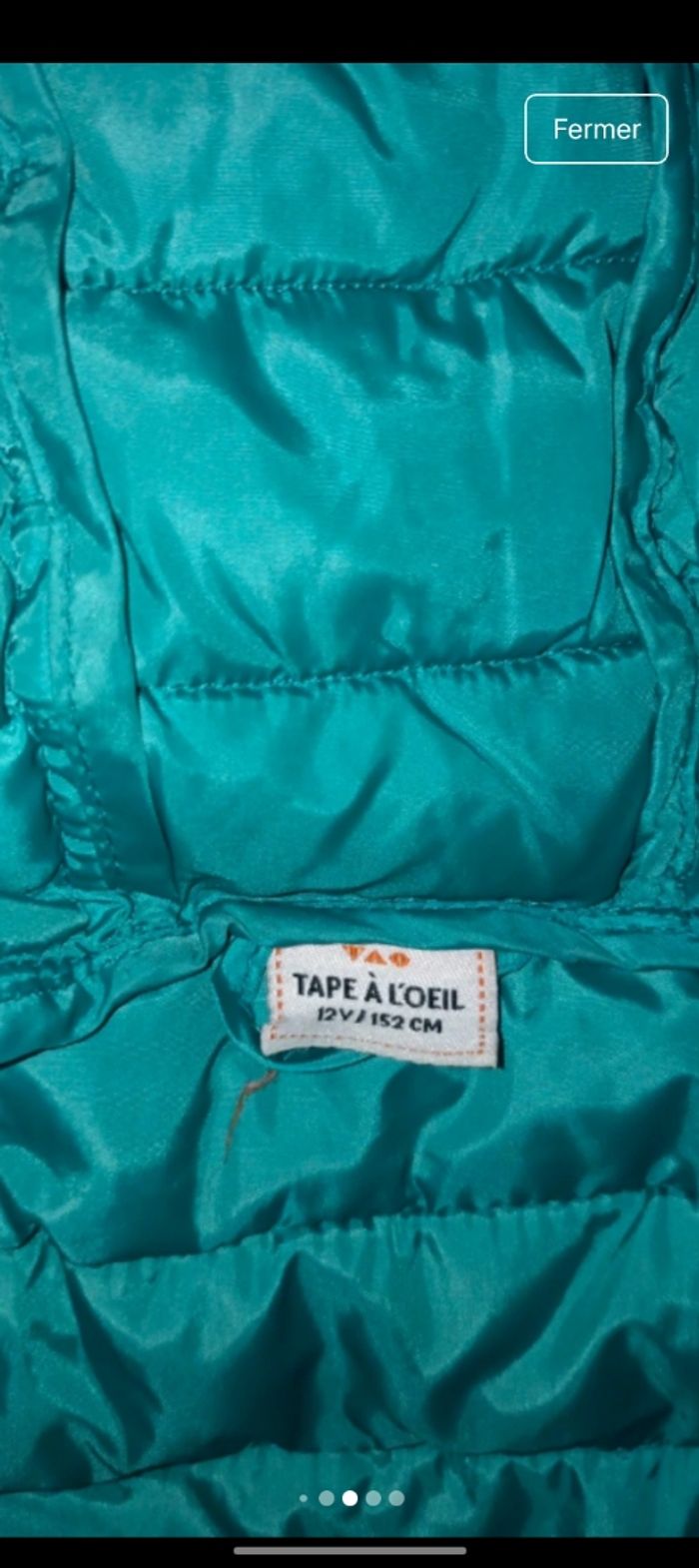 Doudoune tape à l'oeil 12 ans - photo numéro 4