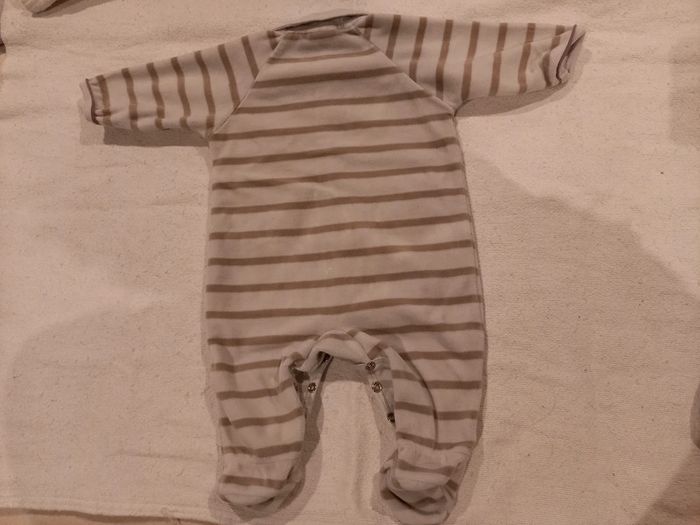 Pyjama dors-bien en velours Sergent Major 3mois - photo numéro 5