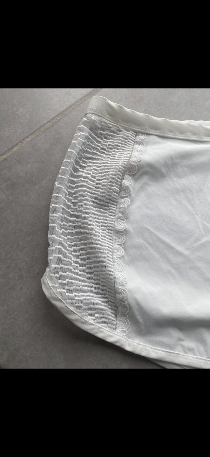 Short de nuit blanc Taille 40/42 - photo numéro 3