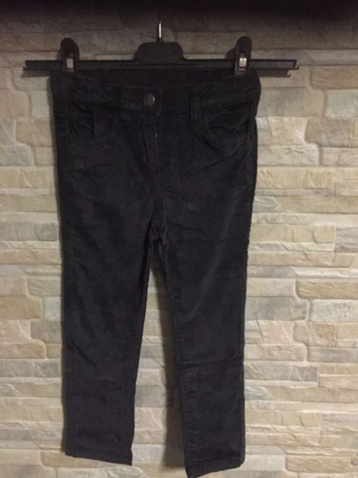 Pantalon velours noir Punkids 4A