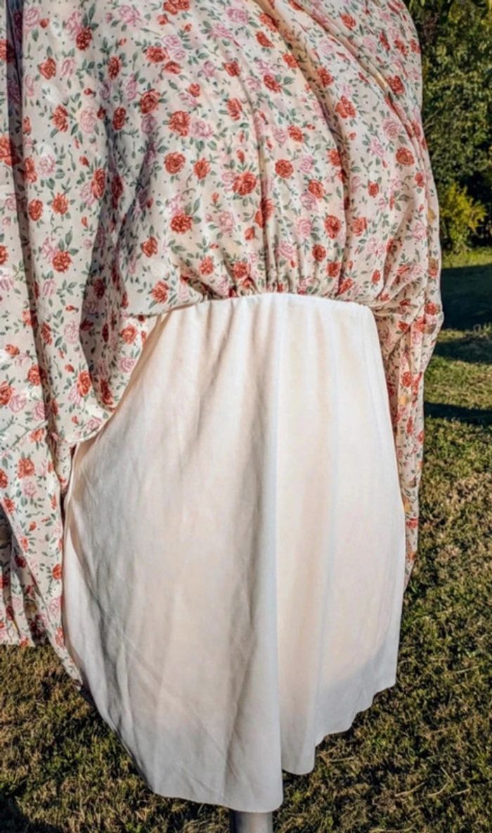 Robe femme bohème chic fleur pétale doré t s 36 m 38 - photo numéro 4