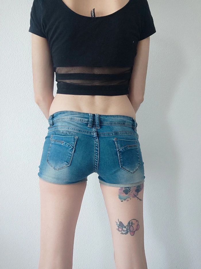 Mini short en jean / Mim - 36/S - photo numéro 5