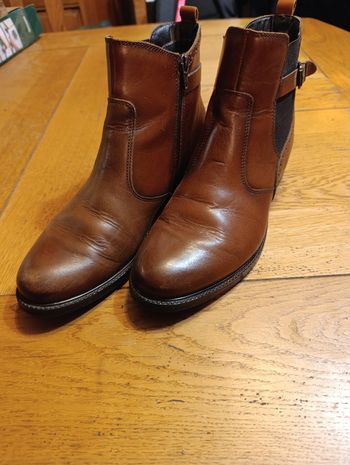 Bottines marron clair