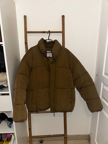 Doudoune homme marron Bershka 