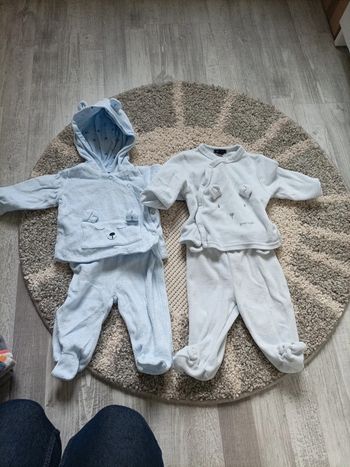 Lot de 2 pyjama deux pièce bébé