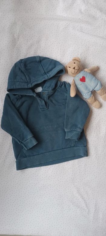 Pull à capuche 12/18 mois de zara