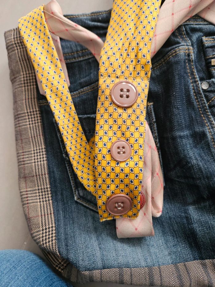 Sac à main bandoulière / besace fait main - photo numéro 9