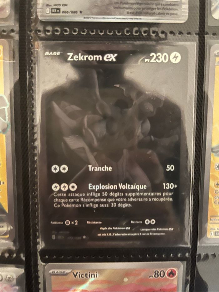 Carte Pokémon Zekrom 172 BWR - photo numéro 4