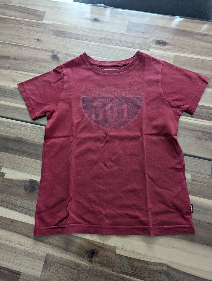 T-shirt Levi's Vintage rouge garçon 6 ans
