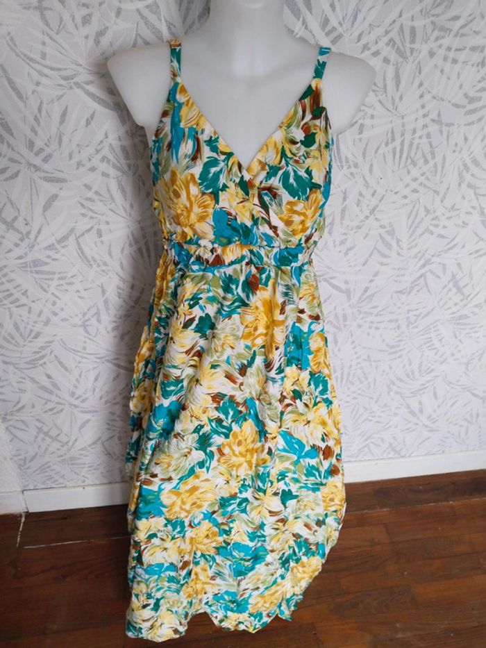 Magnifique robe longue été femme marque H&L taille S M 36 38 - photo numéro 2
