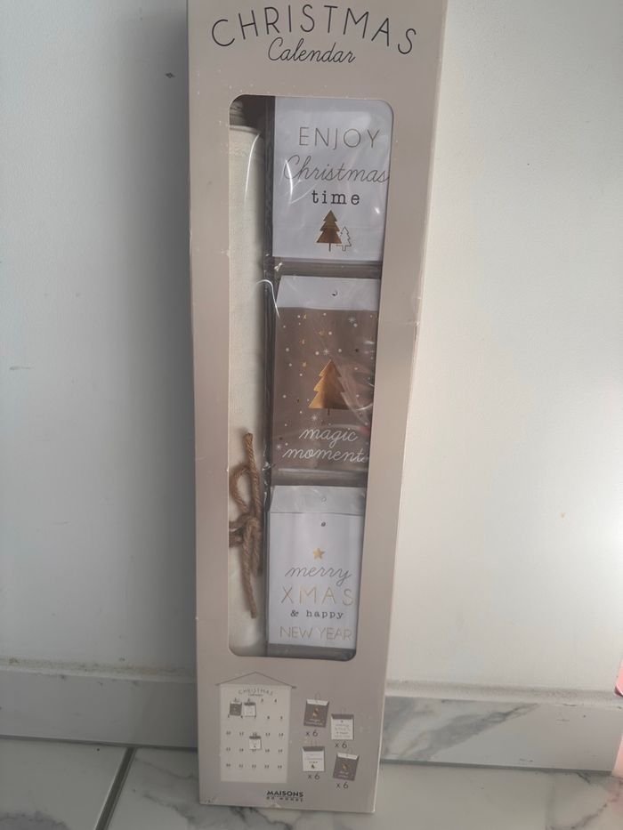 Calendrier de l’avent à remplir soi même