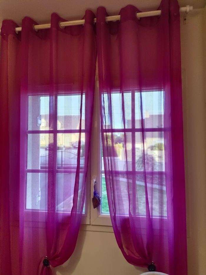 Rideaux fushia - photo numéro 2