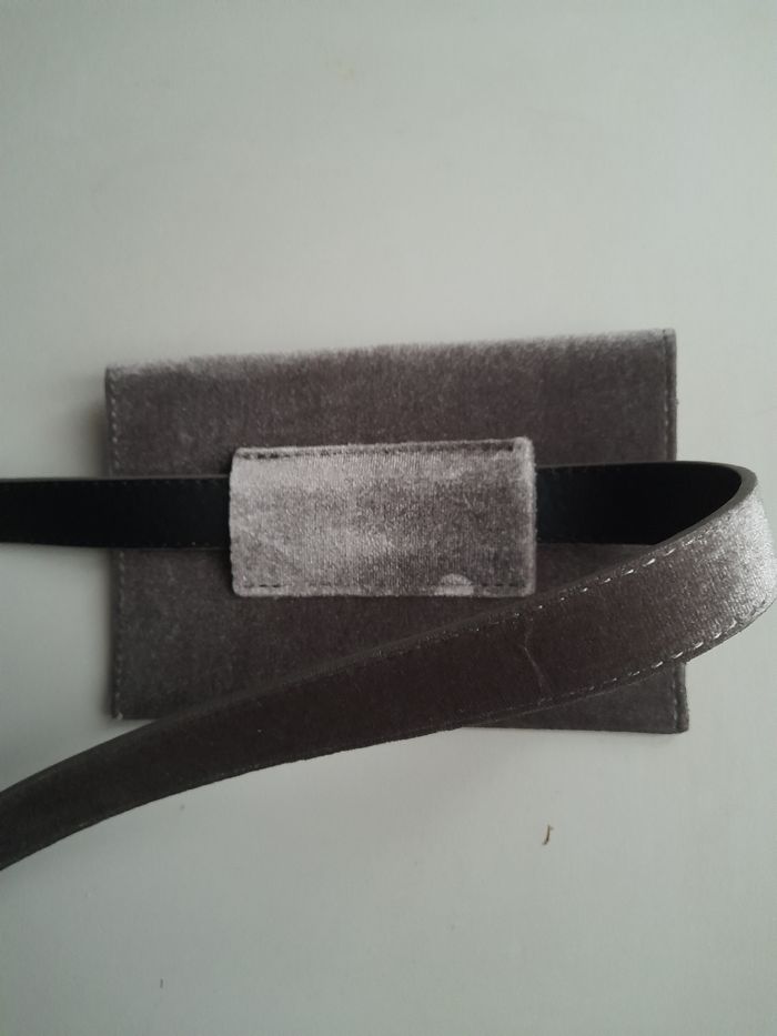 Ceinture + pochette daim femme - photo numéro 2