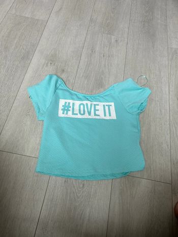 Teeshirt court turquoise CoolCat