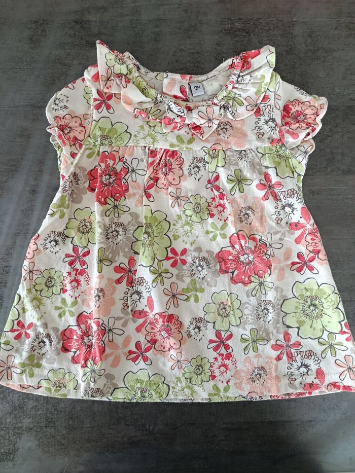 T-shirt fille 12 mois