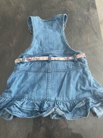 Robe en jean bébé fille