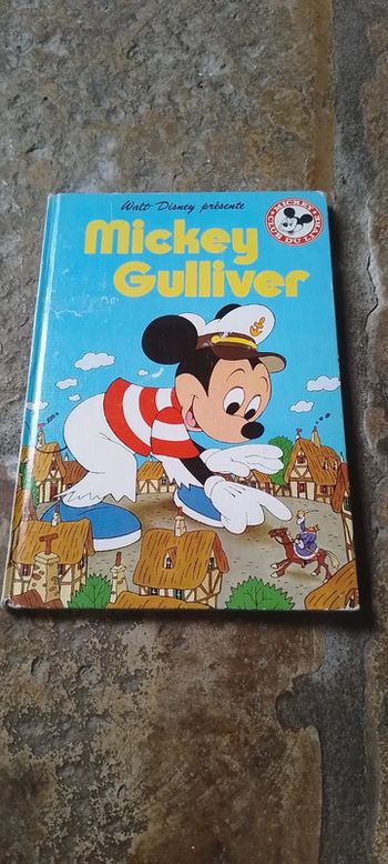Livre Vintage Mickey Gulliver