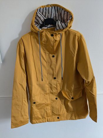 Veste coupe vent imperméable jaune M