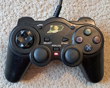 🎮 Manette générique noire Sony PlayStation 2 PS2