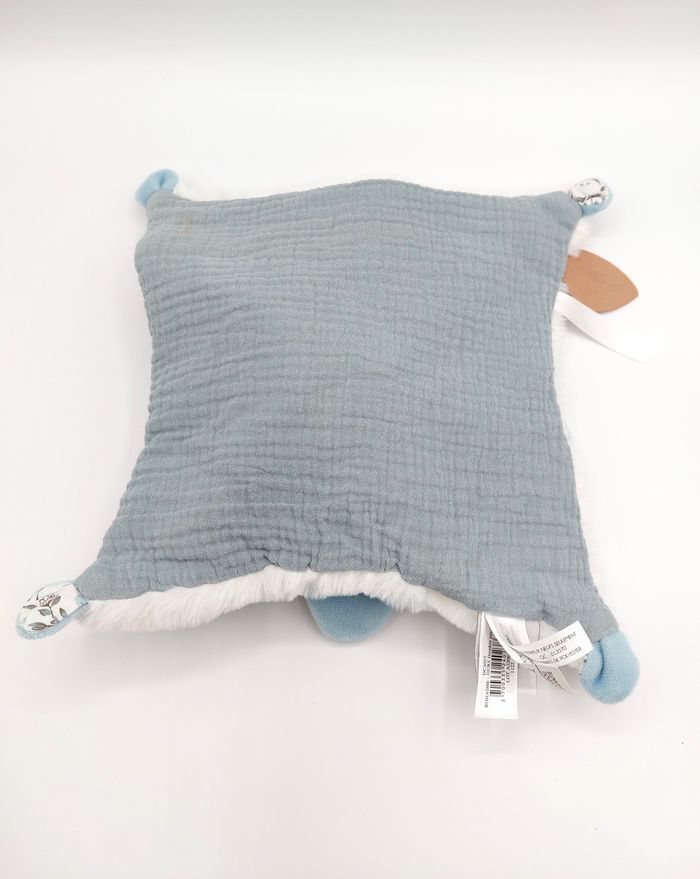 Doudou et Compagnie ours pétale blanc bleu BOHAIME DC4023 lire description - photo numéro 4