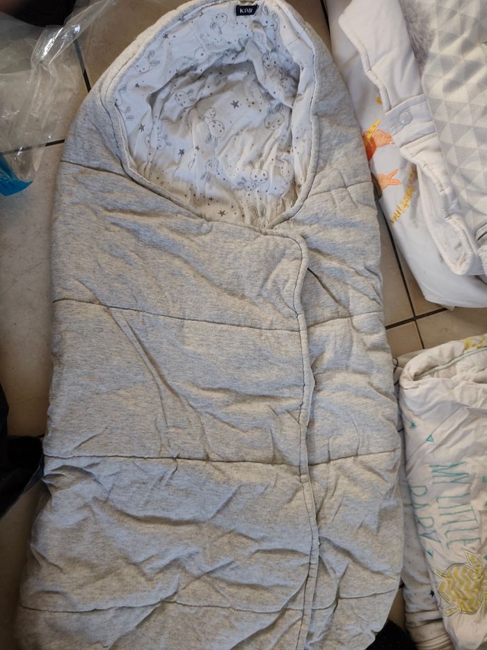 Lot nid d'ange et manteau