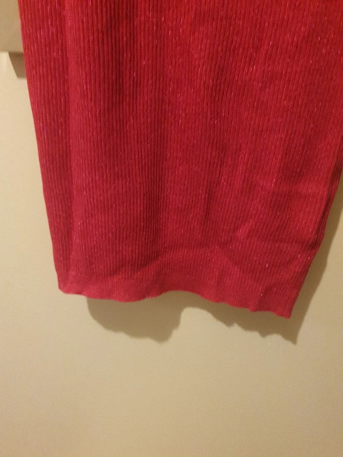 Robe longue fushia pret du corps - photo numéro 6