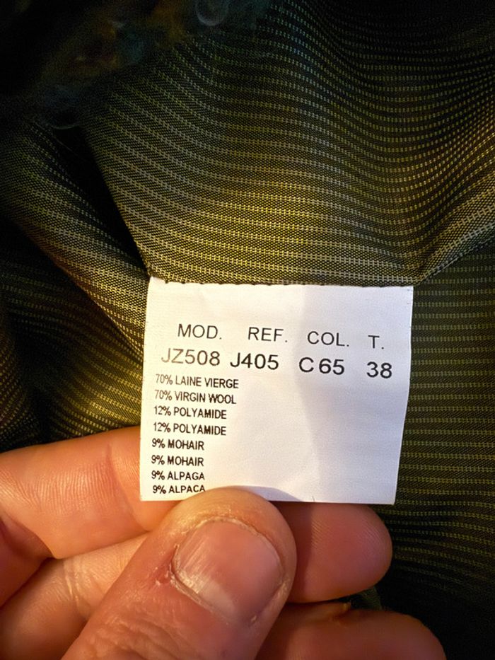 Manteau en laine ZAPA Taille 38 - photo numéro 4