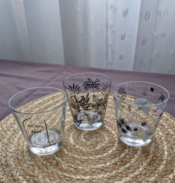 Lot 3 verres