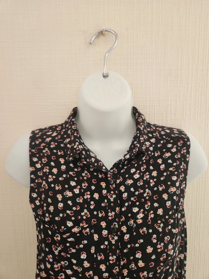 Chemisier sans manches fleuri Kiabi 12 ans - photo numéro 2