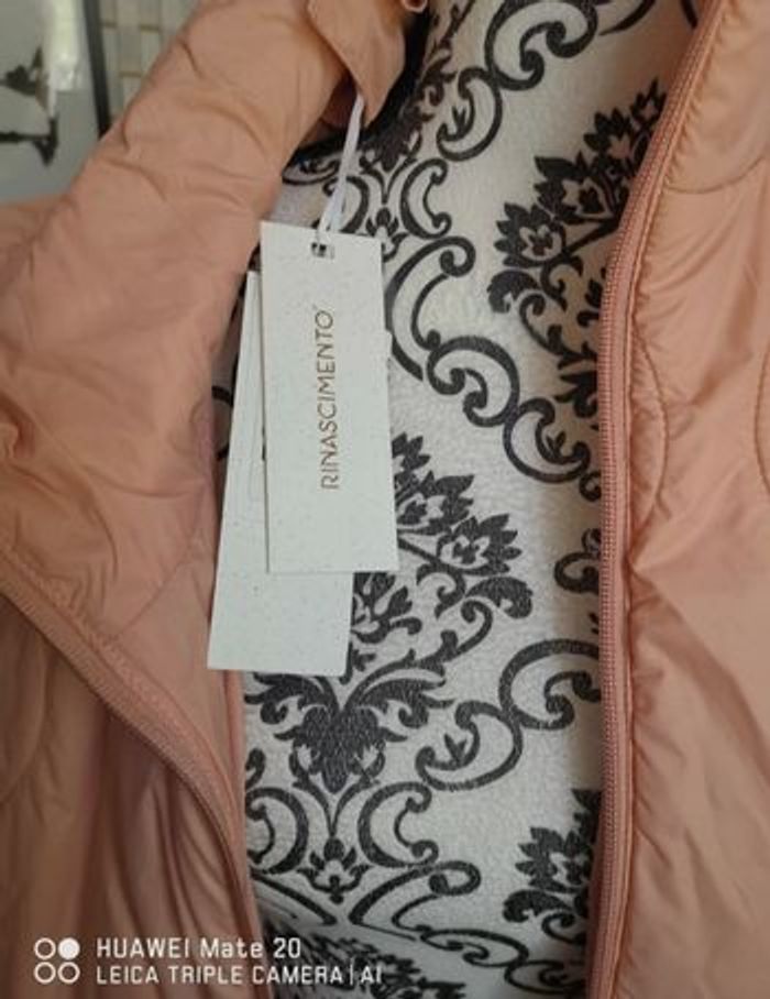 💕Jolie Doudoune longue sans manches Rose  Rinascimento - femme Taille M/ 38 💕 - photo numéro 10
