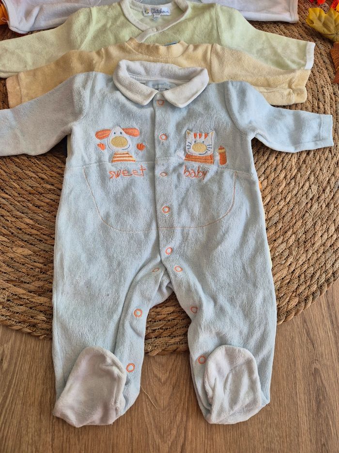 Lot de 8 grenouillères bébé garçon 3 mois - photo numéro 5