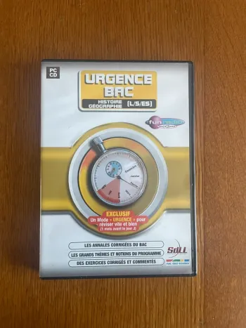 Jeu Pc urgence bac histoire géographie