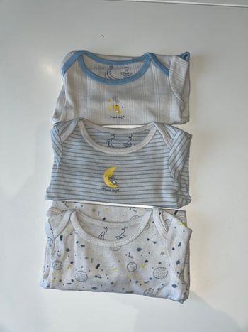 Lot de bodies Sergent Major 3 mois