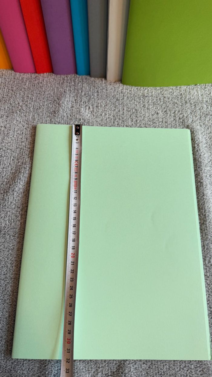 Ensemble de 6 chemises rigides vert eau - photo numéro 3