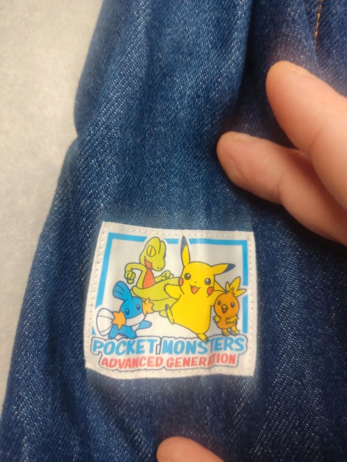 Veste en jean pokémon Pikachu starter pocket Monster advanced génération taille 8ans - photo numéro 3