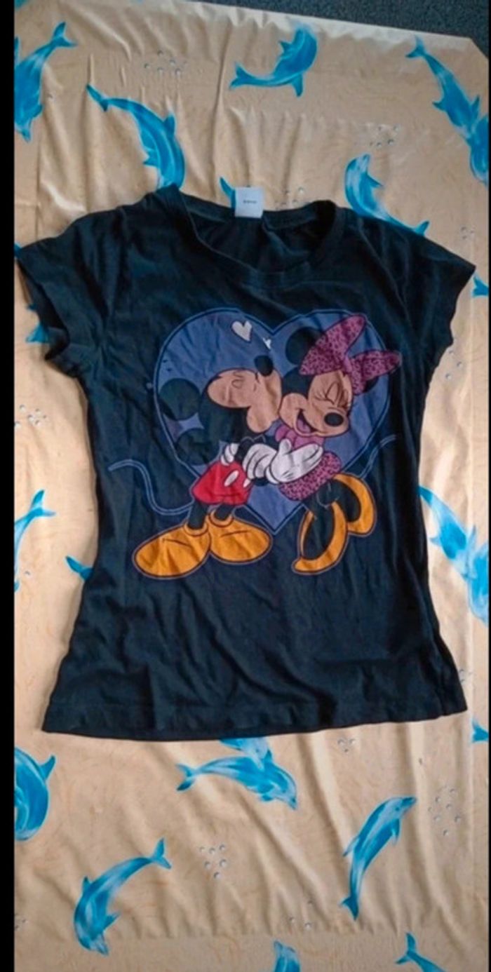 T-shirt manches courtes xl Minnie Mickey - photo numéro 2