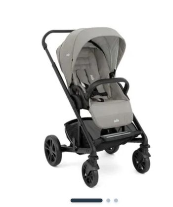 Poussette citadine confort réversible - JOIE - Chrome - Jusqu'à 15Kg - Gris