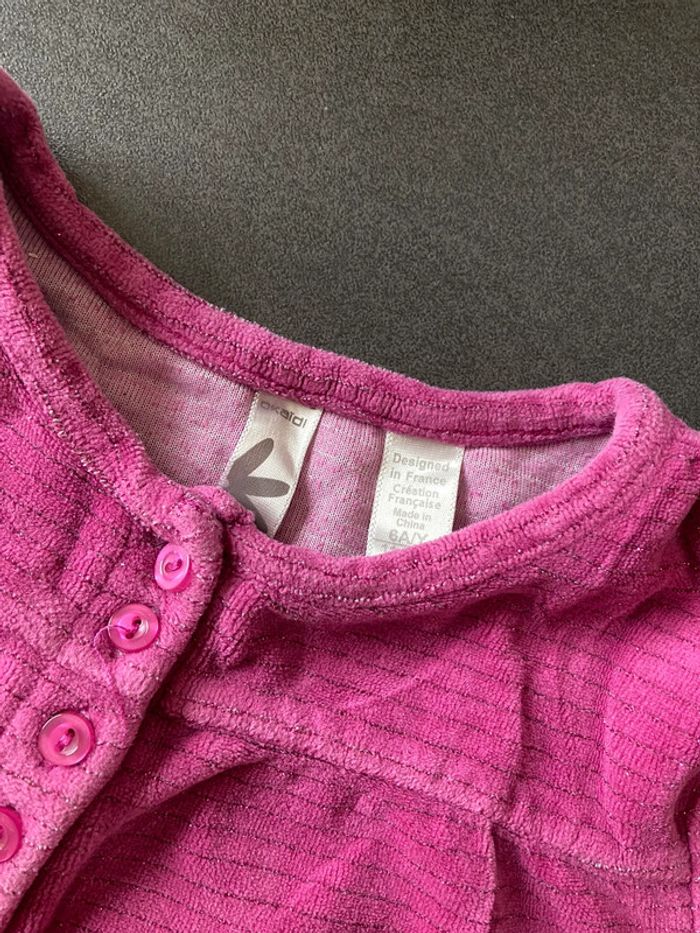 Okaidi ensemble pyjama 2 pièces vêtement fille enfant 6 ans - photo numéro 3