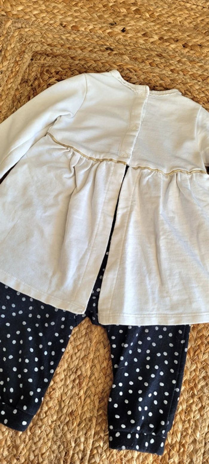 Jolie combinaison ensemble pantalon et pull attaché Winnie l'Ourson Disney Baby 6mois - photo numéro 5